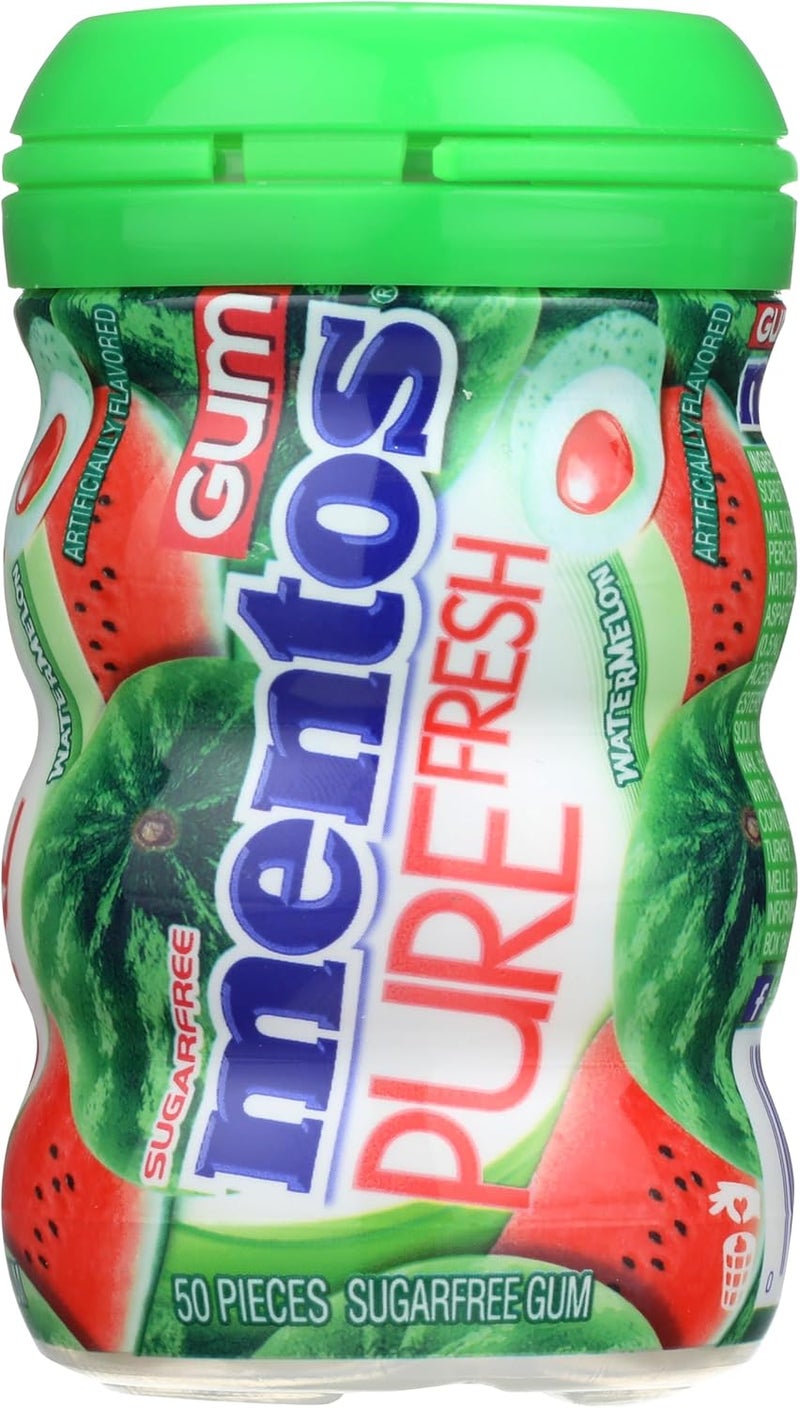 Mentos Pure Fresh Watermelon Sugar-Free Gum - Image 1